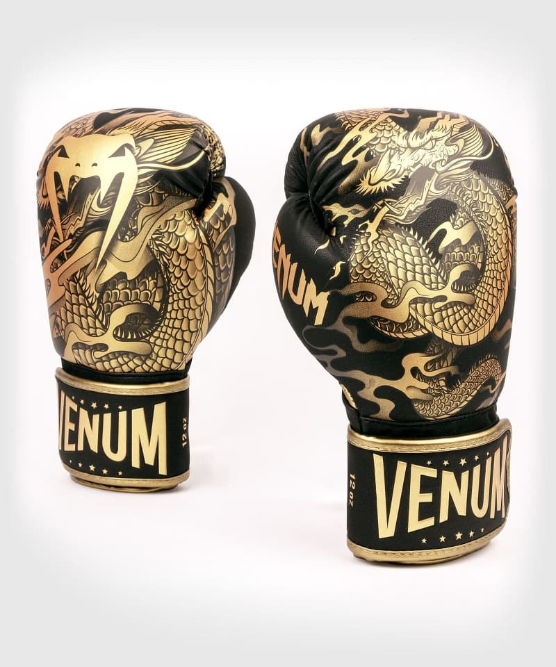 Gants de boxe Venum Dragon's Flight noir / or > Livraison Gratuite
