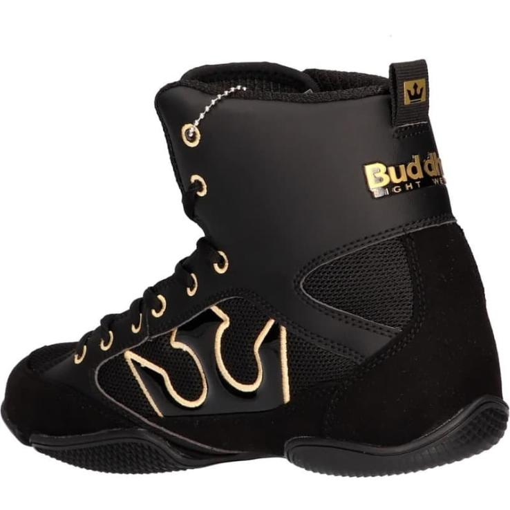 Chaussures de boxe Buddha Epic noir mat