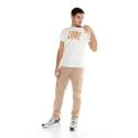 T-shirt Leone Shades à manches courtes - blanc / orange