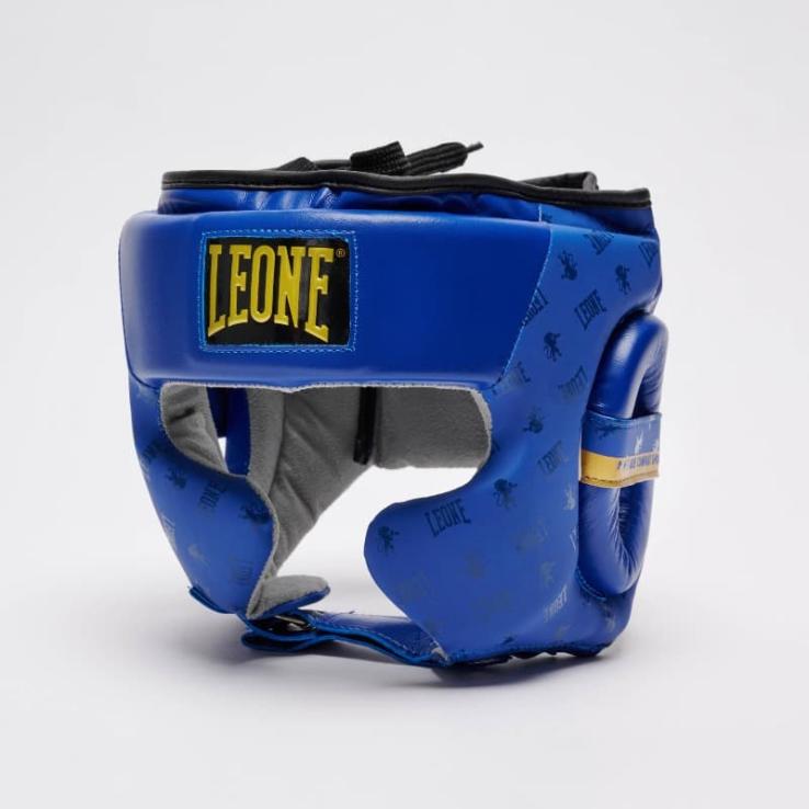 Casque de boxe Leone DNA bleu