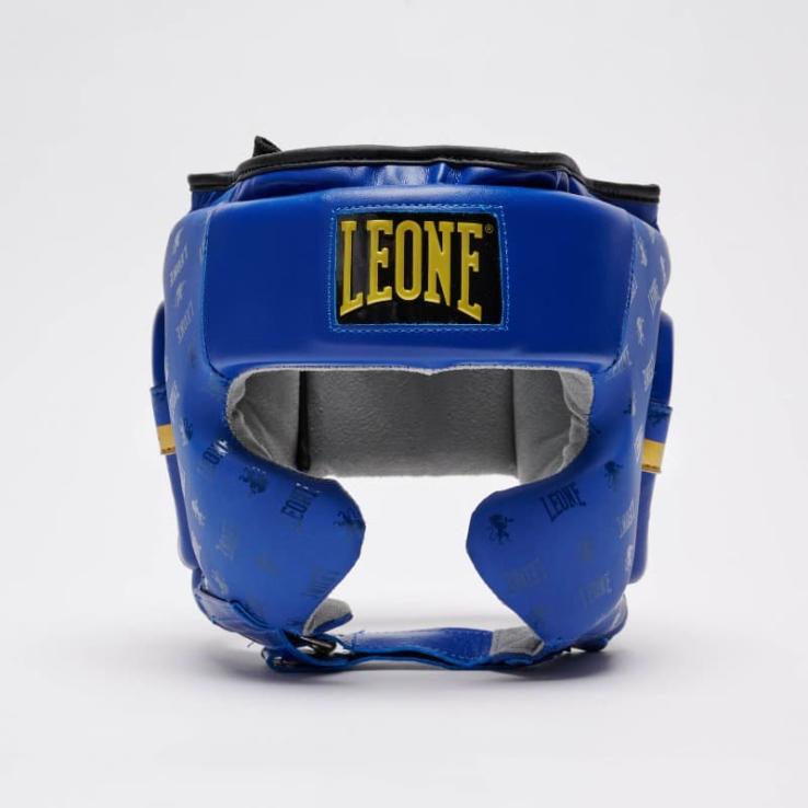 Casque de boxe Leone DNA bleu