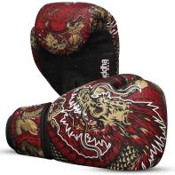 Gants de boxe rouges Bouddha Dragon