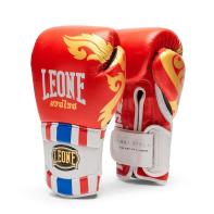 Gants de boxe Leone style thaïlandais rouge