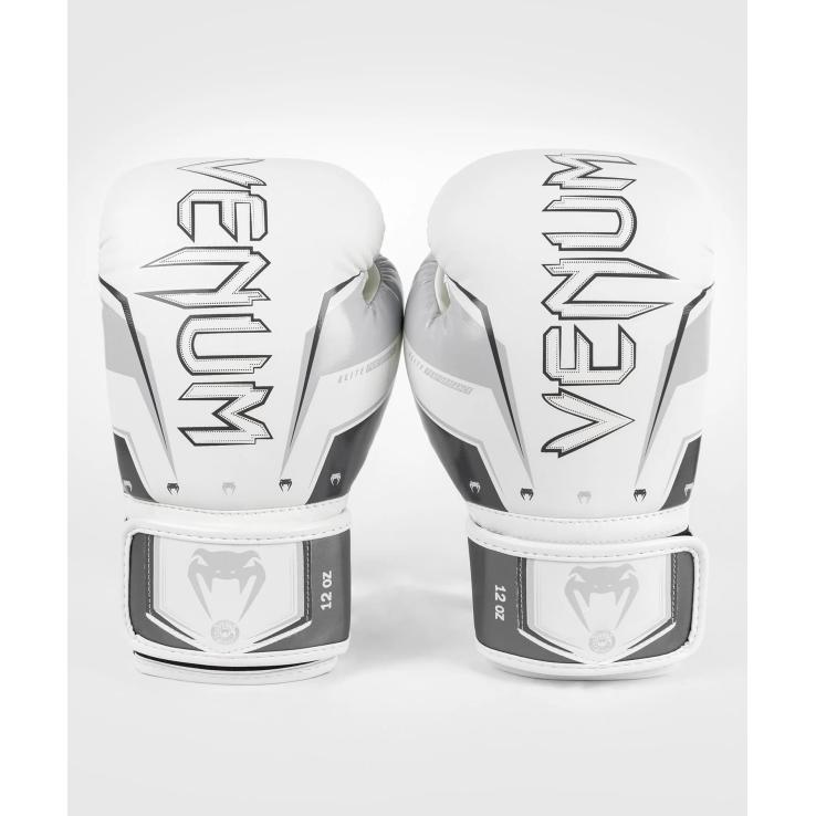 Gants de boxe Venum Elite Evo Gris/Blanc