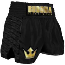 Pantalon Muay Thai Buddha Retro Premium enfant noir / or