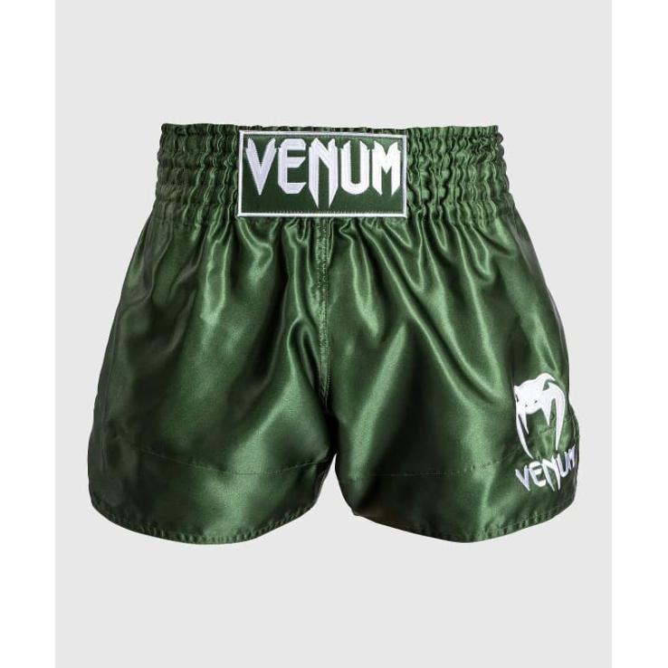 Shorts Venum Classic Muay Thai kaki / blanc