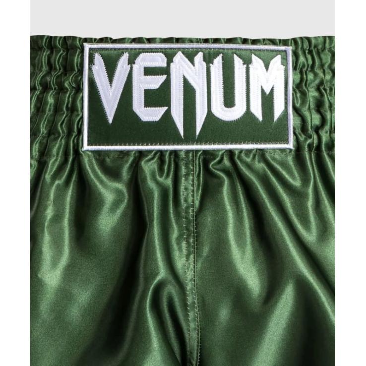 Pantalon Venum Classic Muay Thai kaki / blanc