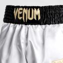 Pantalon Venum Classic Muay Thai noir/blanc/or
