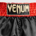 Pantalon Venum Classic Muay Thai rouge/noir/or