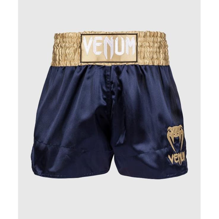 Shorts Venum Classic Muay Thai Bleu Marine/Or