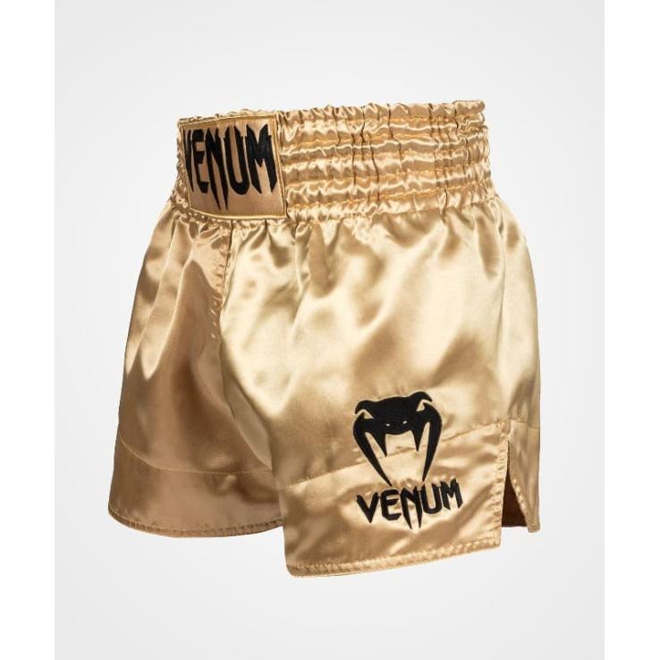 Short Venum Classic Muay Thai or / noir