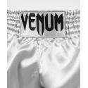 Short Venum Classic Muay Thai argent / noir