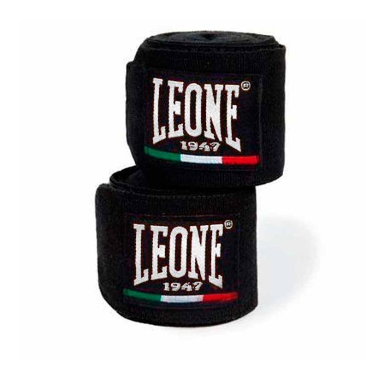 Bandages de Boxe Leone Noir (Paire)