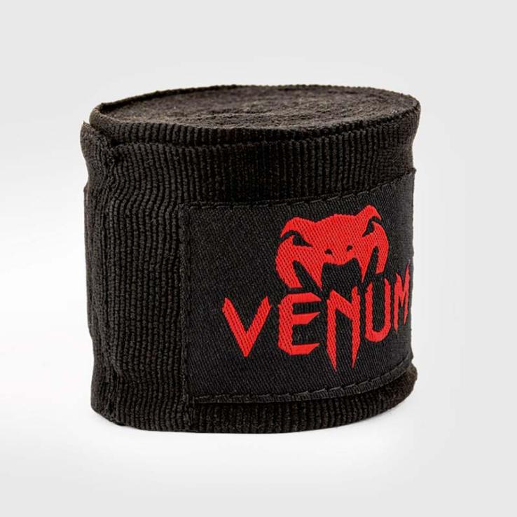 Bandages de boxe Venum noir / rouge (Paire)