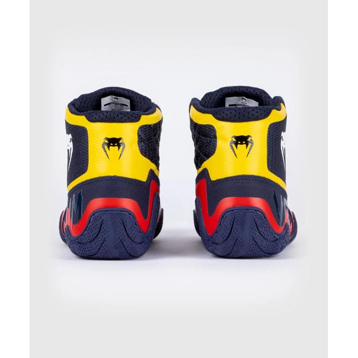 Chaussures de lutte Venum Elite bleu / jaune